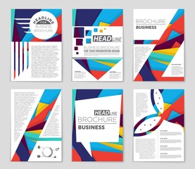Abstract vector layout background set. For art template design, list, front page, mockup brochure theme style, banner, idea, cover, booklet, print, flyer, book, blank, card, ad, sign, sheet,, a4