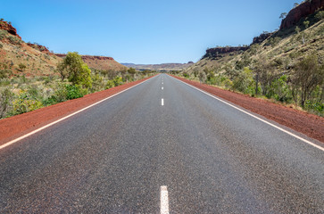 Empty australian highway
