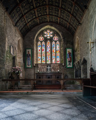 Church in North Hill, Cornwall, England