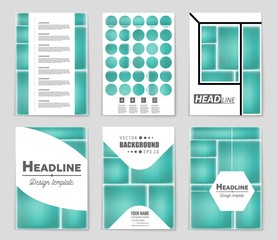 Abstract vector layout background set. For art template design, list, front page, mockup brochure theme style, banner, idea, cover, booklet, print, flyer, book, blank, card, ad, sign, sheet,, a4