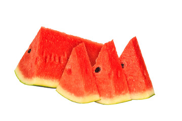 closeup of watermelon slice
