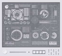 Abstract future, concept vector futuristic blue virtual graphic touch user interface HUD. For web, site, mobile applications isolated on background, techno, online design, business, gui, ui, kit, hud