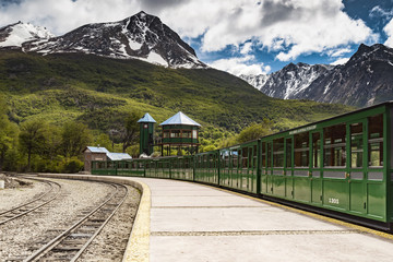 Stacja kolejki turystycznej w Ushuaia, Ziemia ognista, Argentyna © Rafał Bachanek