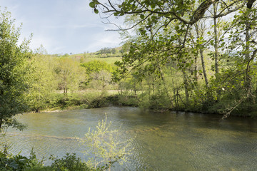 The town of lierganes in the province of cantabria