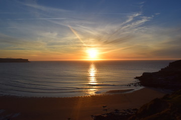 atardecer