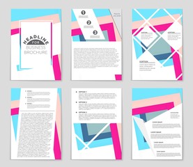 Abstract vector layout background set. For art template design, list, front page, mockup brochure theme style, banner, idea, cover, booklet, print, flyer, book, blank, card, ad, sign, sheet,, a4