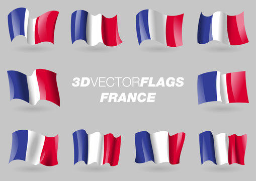 Frankreich Flaggen
