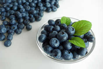 Fresh Blueberries Fruit Bowl