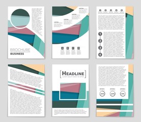 Abstract vector layout background set. For art template design, list, front page, mockup brochure theme style, banner, idea, cover, booklet, print, flyer, book, blank, card, ad, sign, sheet,, a4