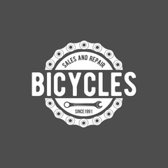 bicycle retro badge