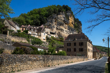 La Roque Gageac , village de Dordogne , France