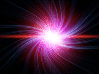 Obraz premium Abstract flash light