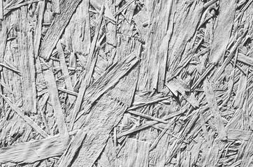 White painted oriented strand board OSB