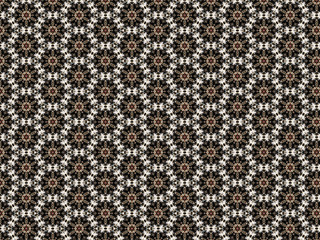 Braided exquisite background with snowflakes