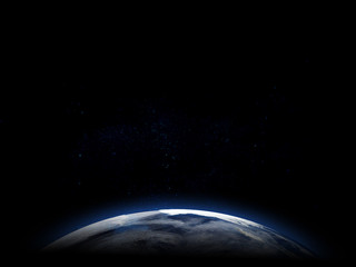 Fototapeta premium Beautiful earth in space