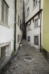 Fototapeta na wymiar Old alley in the city