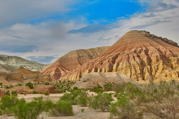 Aktau mountains in Altyn-Emel National Park, Kazakhstan