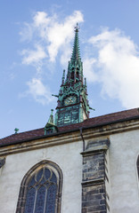 Fototapeta na wymiar castle church / castle church in the Luther city Wittenberg 