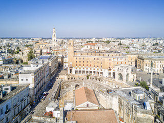 Historic city center of Lecce, Puglia, Italy