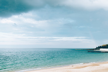 View of the beach and the sea