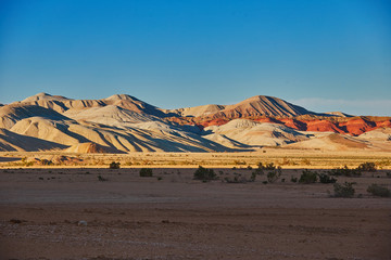 Aktau mountains in Altyn-Emel National Park, Kazakhstan