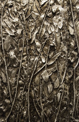 Silver carved background