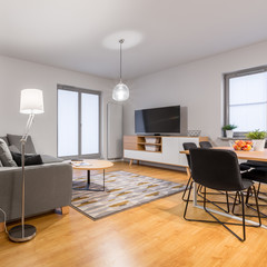 Interior of modern flat