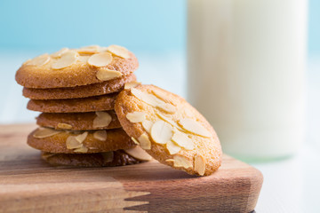 Sweet almond cookies.