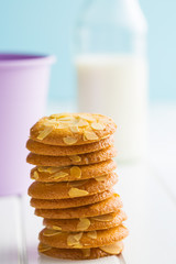 Sweet almond cookies.