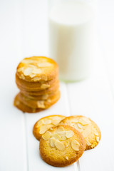 Sweet almond cookies.