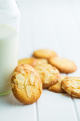Sweet almond cookies.