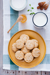 Homemade sugar honey cookies 