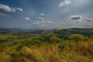 Landscape at the Hluhluwe Nationalpark