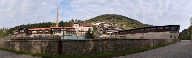 Fototapeta na wymiar Rammelsberg - the old coal mine in Goslar - UNESCO heritage