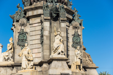 The Columbus Monument in Barcelona