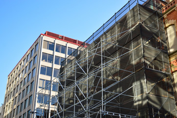 The old building reconstruction in Ottawa, Canada