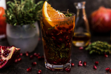 Sangria in glasses