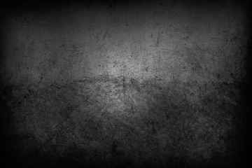 Dark black concrete texture wall