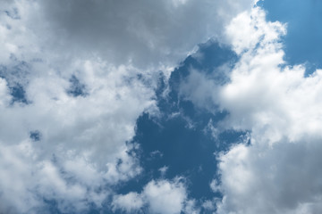 Blue sky clouds