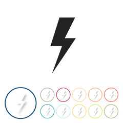 Bunte 3D Buttons - Blitz