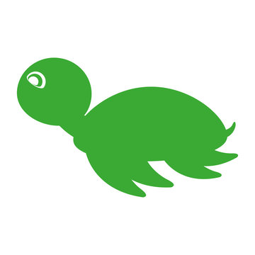 cute tortoise isolated icon vector illustration design