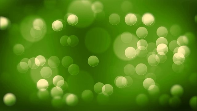 Green lights nature abstract loopable background