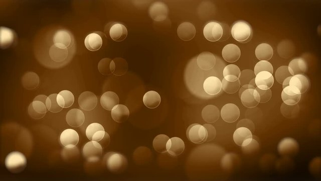 Blured golden lights loopable abstract background