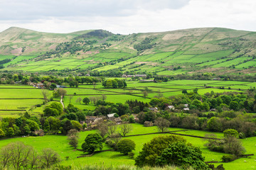 Fototapeta na wymiar View on the Hills near Edale, Peak District National Park, UK