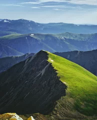 Fototapeten Green mountain ridge in Colorado © Kemper