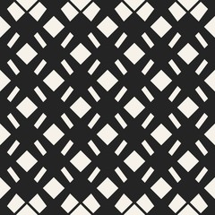 Abstract concept vector monochrome geometric pattern. Black and white minimal background. Creative illustration template. Seamless stylish texture. For wallpaper, surface, web design, textile, decor.