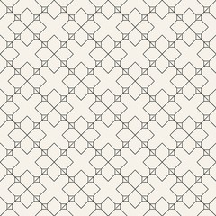 Fototapeta premium Abstract concept vector monochrome geometric pattern. Black and white minimal background. Creative illustration template. Seamless stylish texture. For wallpaper, surface, web design, textile, decor.