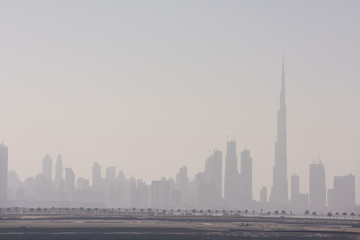 Obraz premium Panorama Dubai city