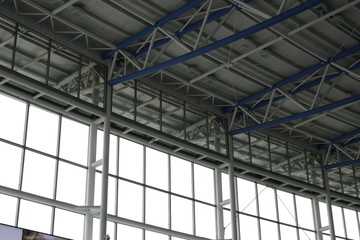 steel truss structure roof
