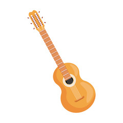 Obraz premium guitar instrument brazil music melody image vector illustration
